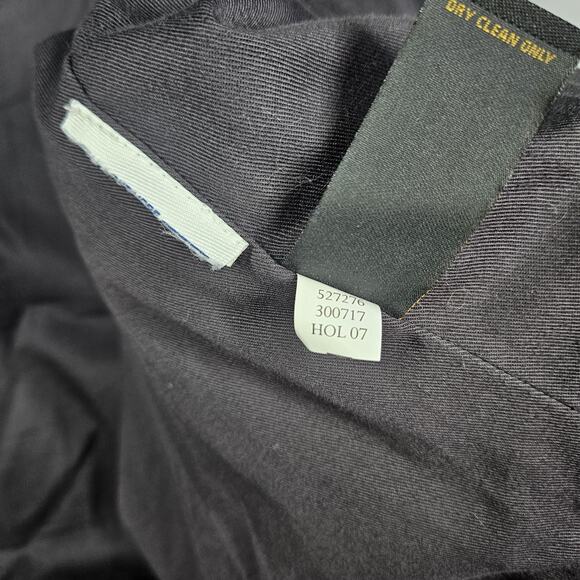 Y2K Old Navy Puffer Vest Mens XL Wool Blend Dark Brown Zip Snap Outdoor Prep - Picture 7 of 11